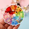 Color wheel sticker